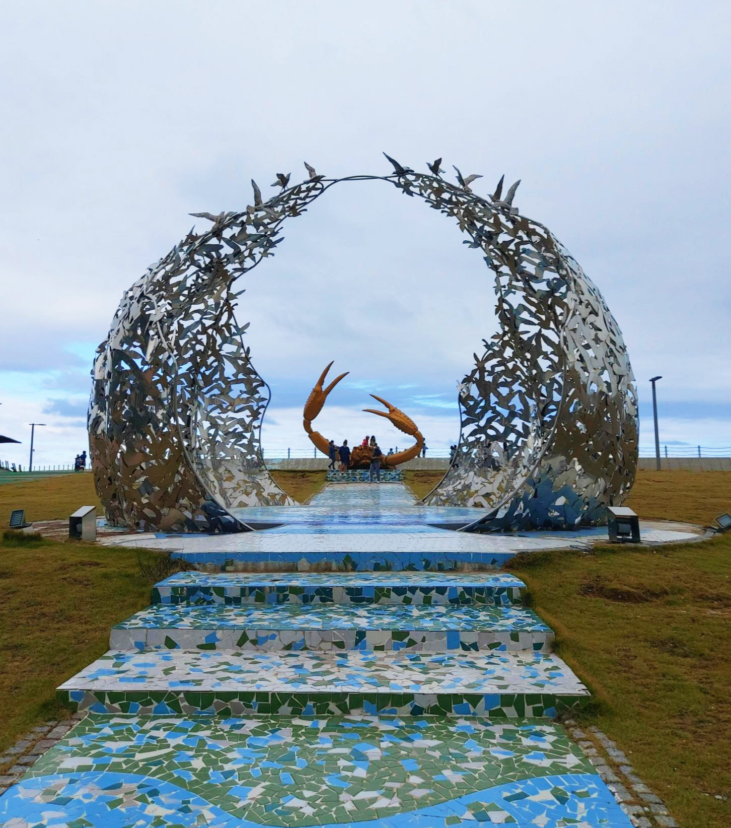 경북 영덕군 해파랑공원 갈매기조형물