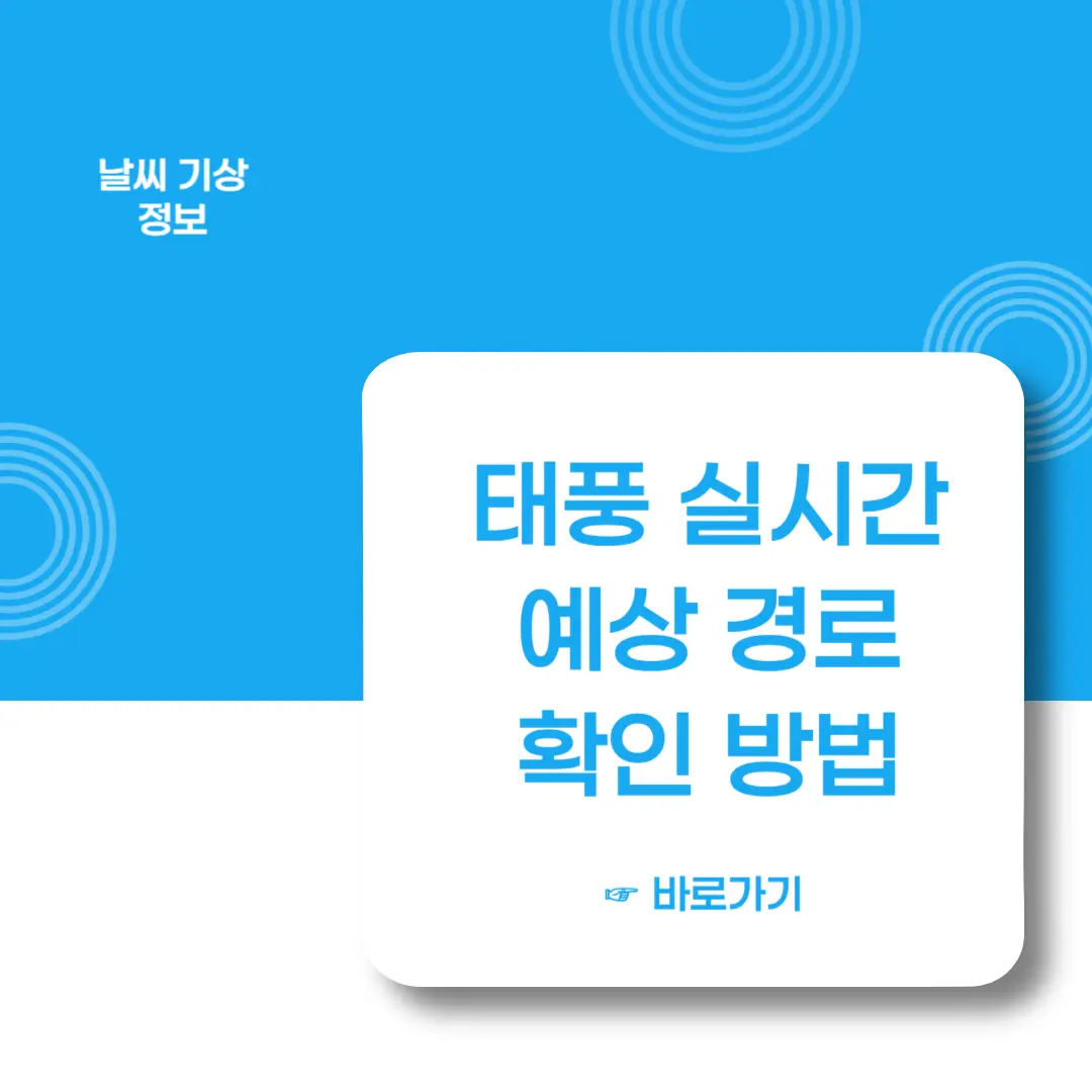 태풍-실시간-예상경로-확인