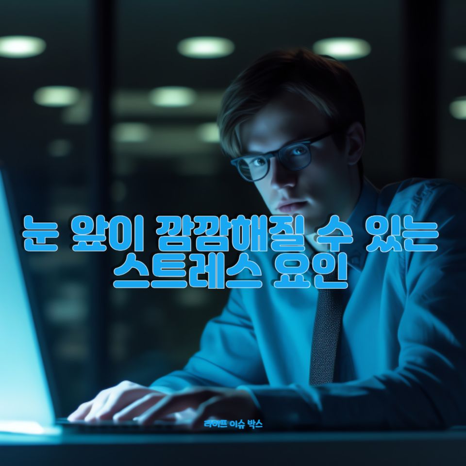 스트레스가 시력에 미치는 영향