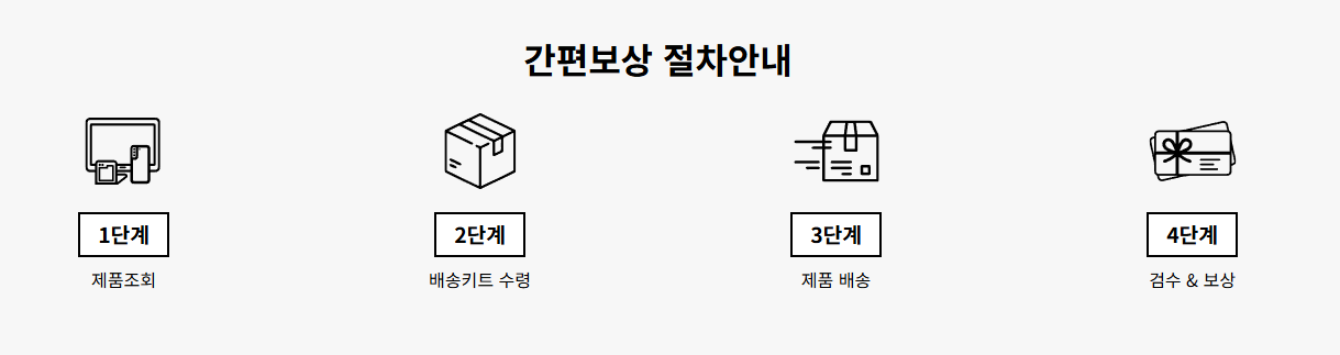 갤럭시 간편보상 삼성닷컴 신청하기