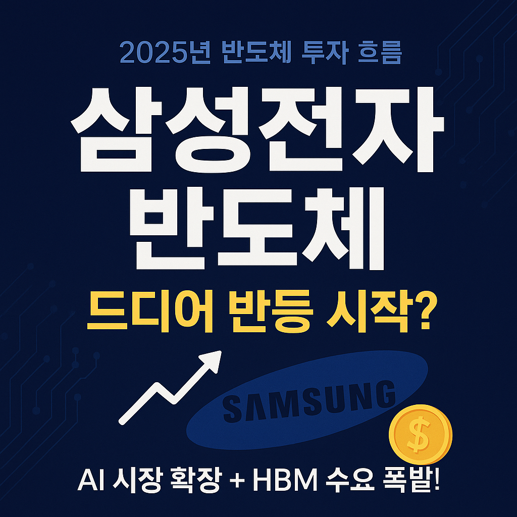 삼성전자 반도체 반등 화살표를 나타내는 인포그래픽 이미지