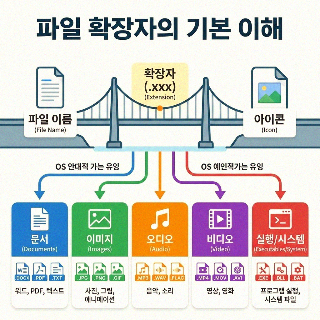 파일 확장자로 똑똑하게 일 처리하기