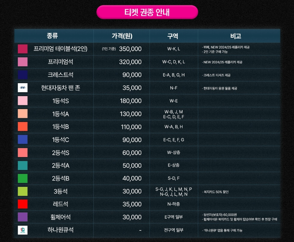 월드컵 아시아 예선 2차 대한민국 vs 중국 티켓예매