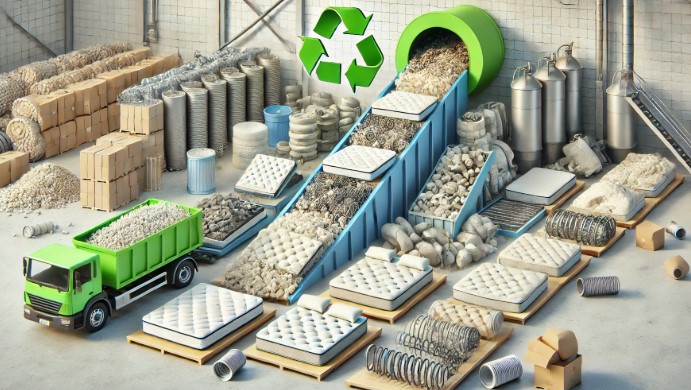 @침대 매트리스 재활용 이미지