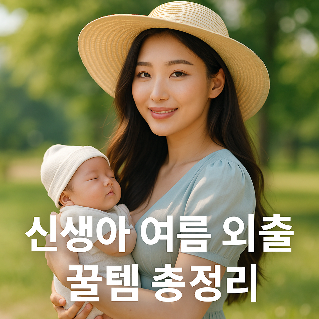 여름철 외출 시 신생아 열사병 예방 꿀템 총정리