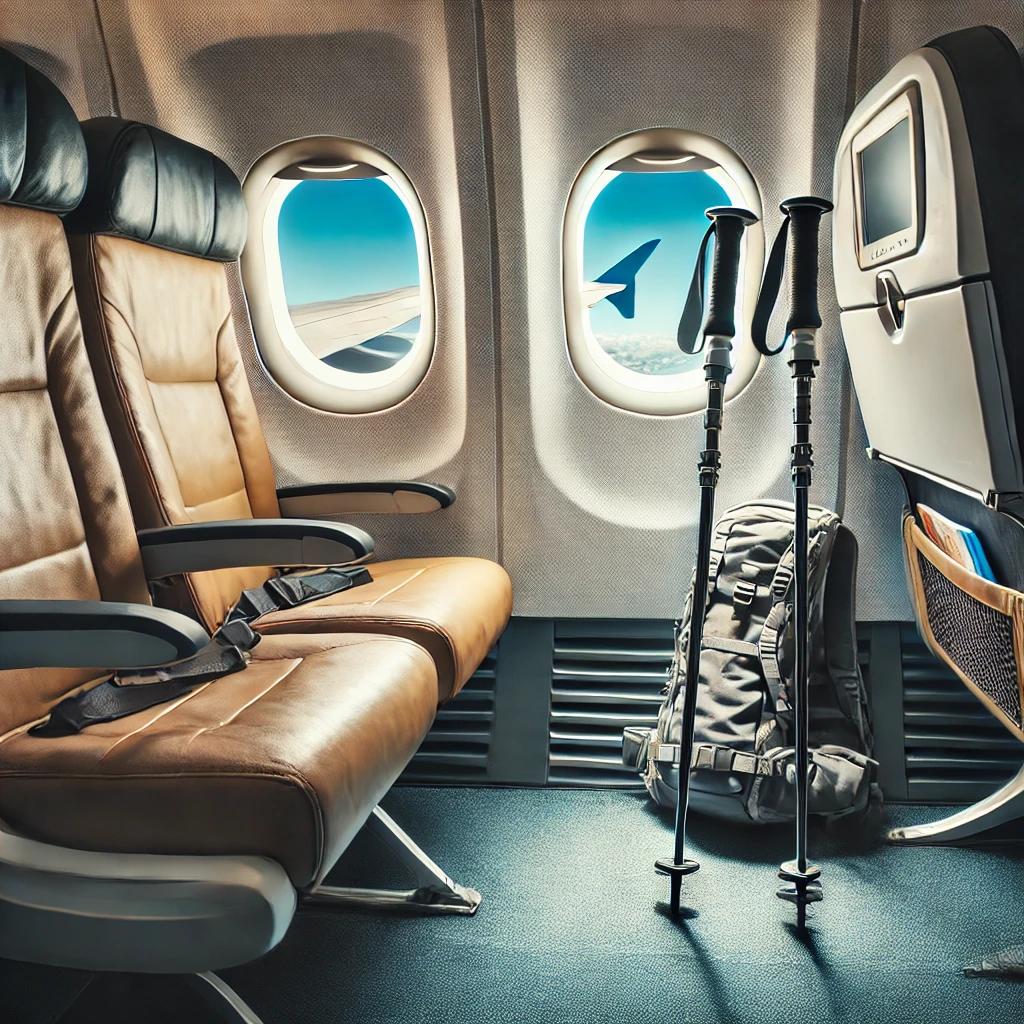 비행기 탑승시 등산 스틱