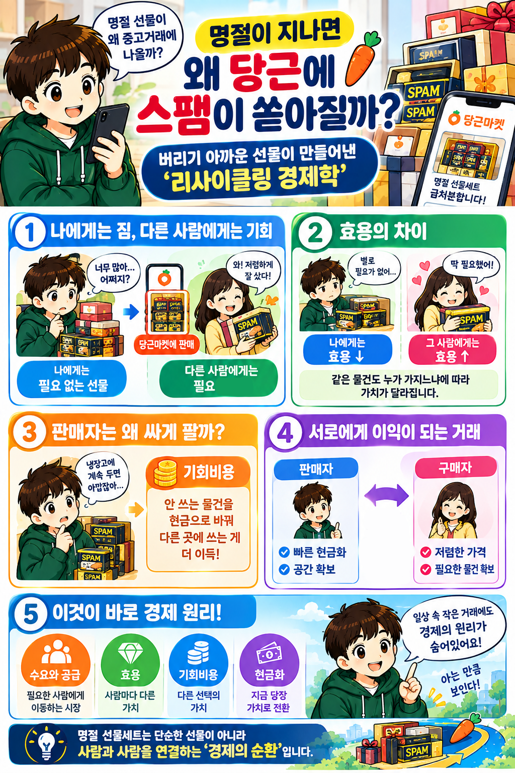 명절이 지나면 왜 당근에 스팸이 쏟아질까