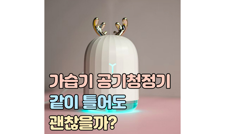 가습기 공기청정기 같이 틀면 괜찮을까 썸네일