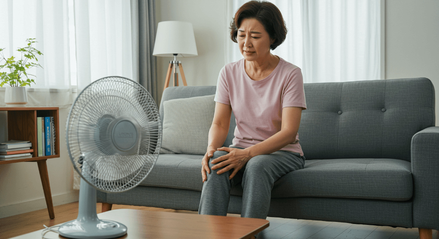 장마철 무릎 통증 여름철 냉방병 관절통 예방법 사진 1