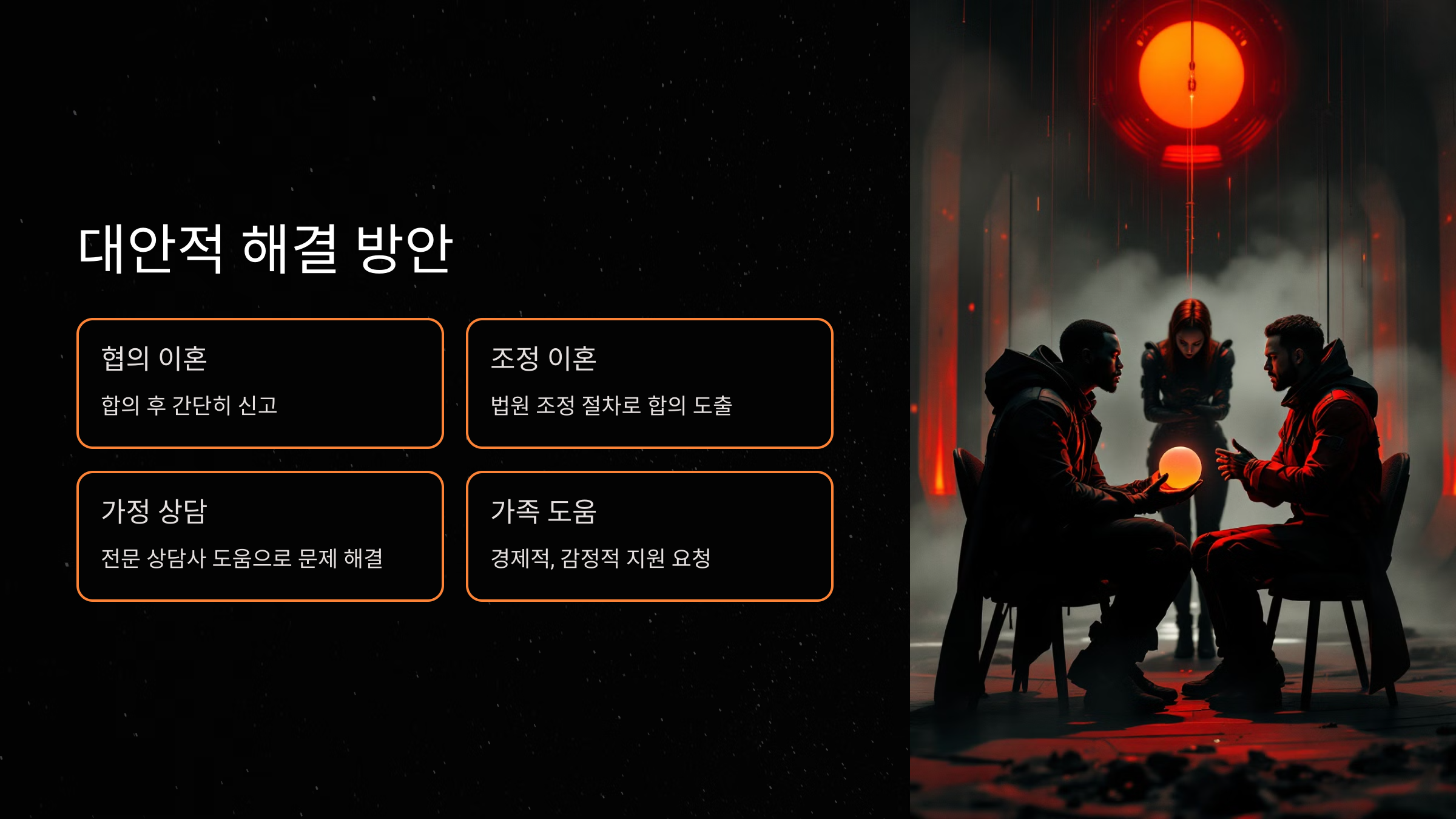 이혼소송 외의 대안적 해결 방안