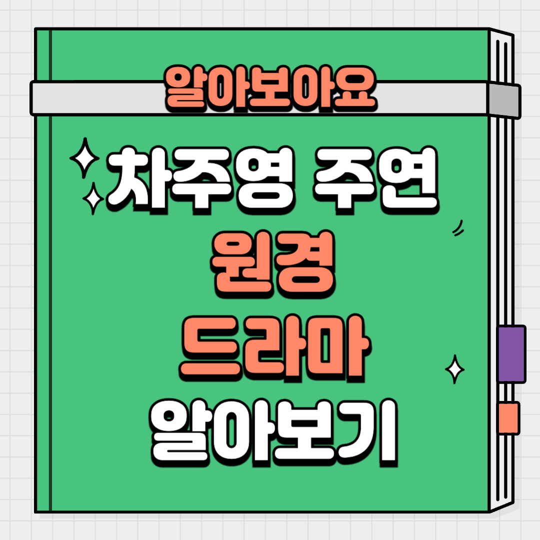 차주영 주연 드라마 원경 tvn 티빙