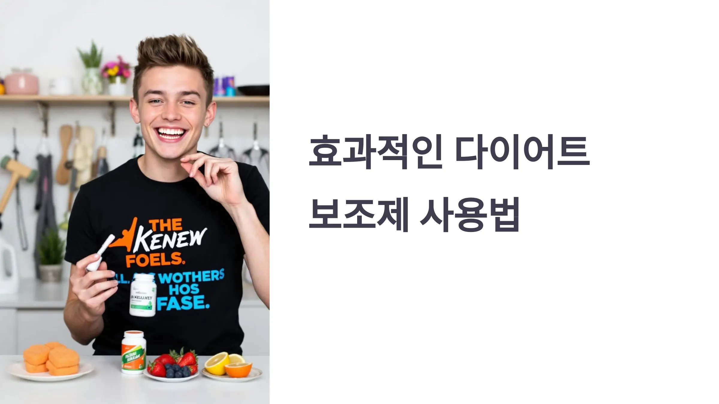 효과적인 다이어트 보조제 사용법