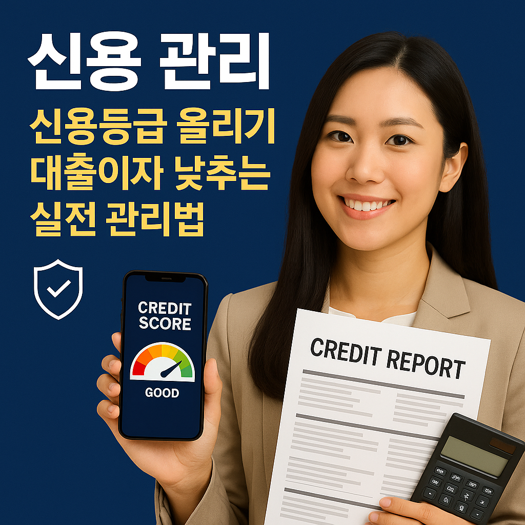 [신용 관리] 신용등급 올리기 ｜ 대출이자 낮추는 실전 관리법 총정리