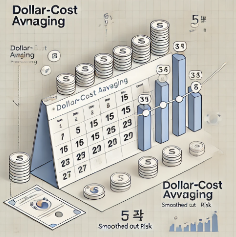 적립식투자를 하며 부를 쌓아가는걸 표현한 사진