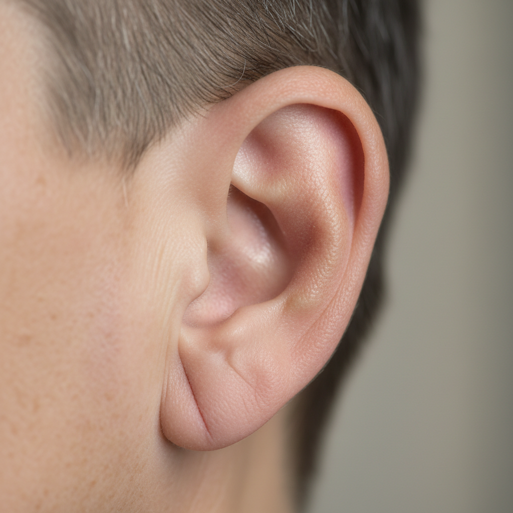 귓볼에 대각서 주름