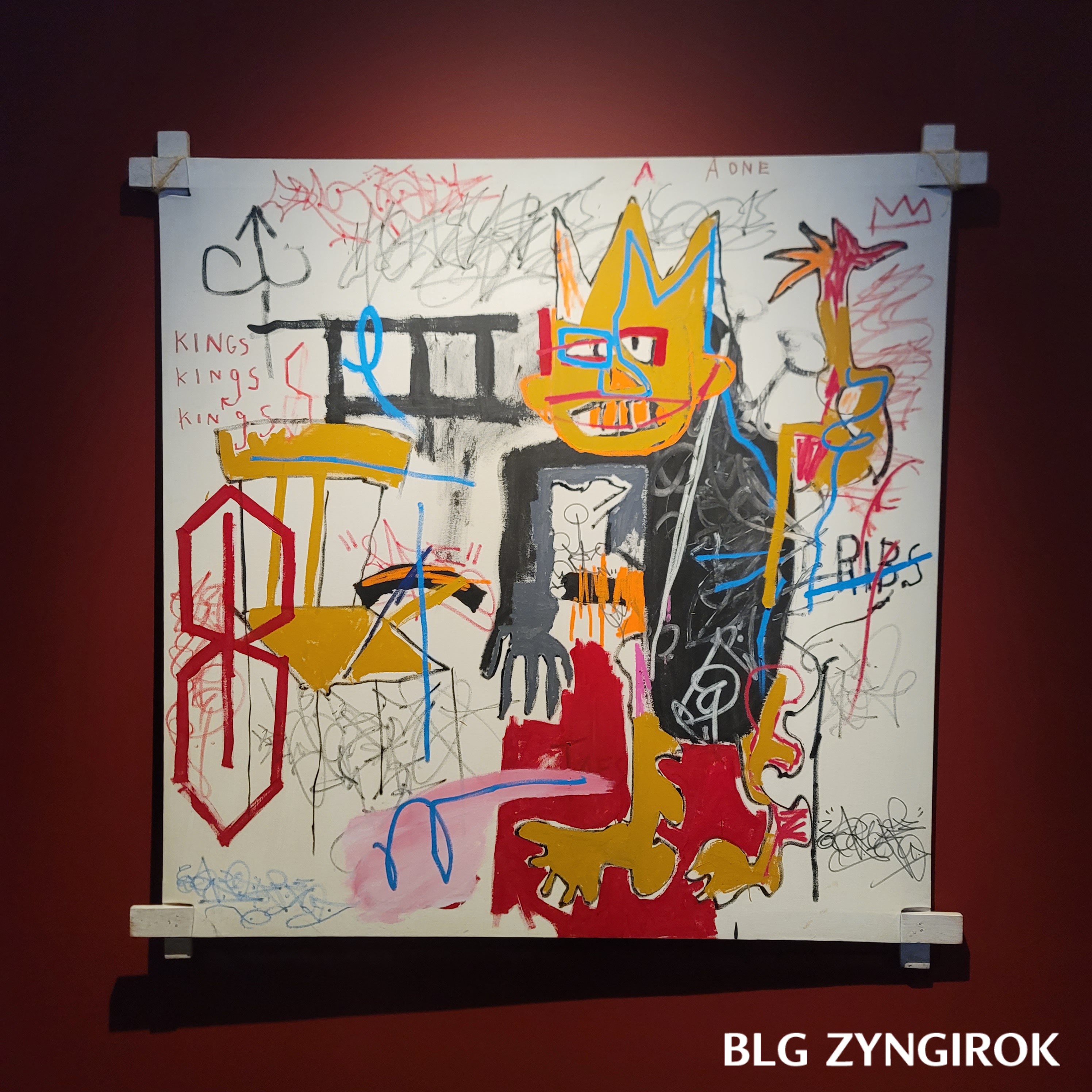 장미셀 바스키아 - 과거와 미래를 잇는 상징적 기호들