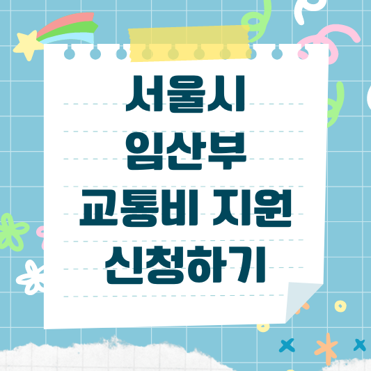 서울시 임산부 교통비 지원