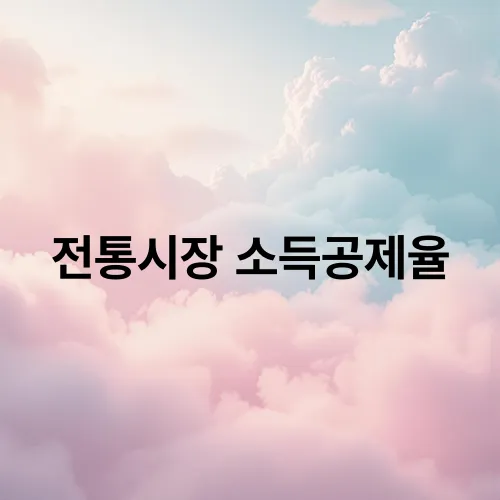 전통시장 소득공제율