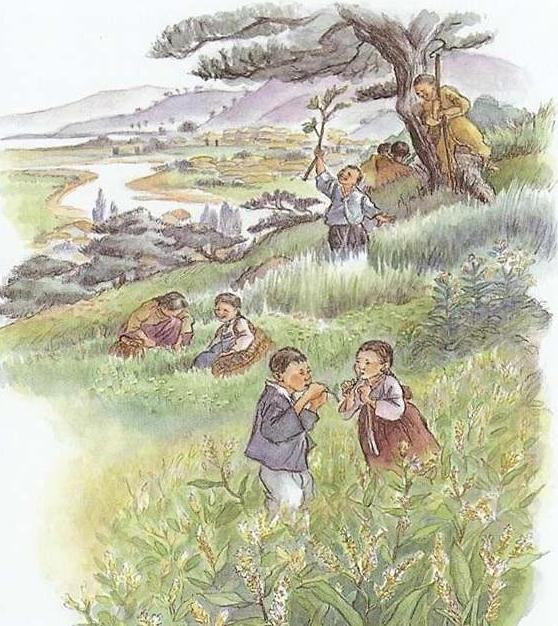 <그 많던 싱아는 누가 다 먹었을까> 삽화