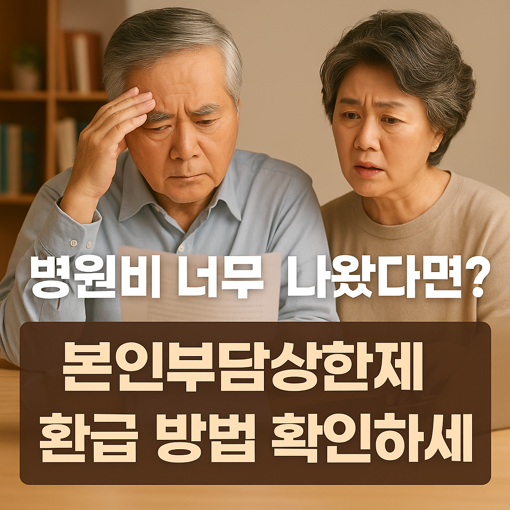 병원비 너무 나왔다면? 본인부담상한제 환급 방법 확인하세요