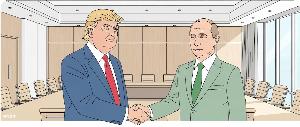 3시간 회담 후 '평화 선언'은 없었다