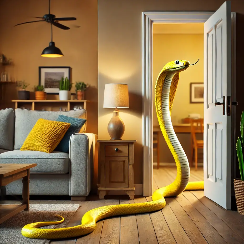 노란 뱀 꿈 해몽