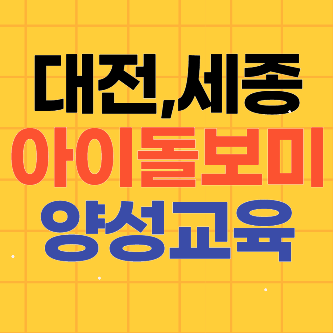 대전 세종 아이돌보미 양성과정 교육기관