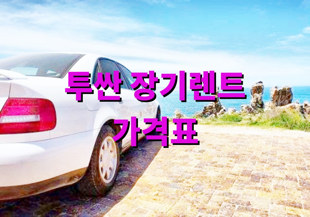 투싼 장기렌트 가격표