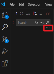 VS Code 전체 검색