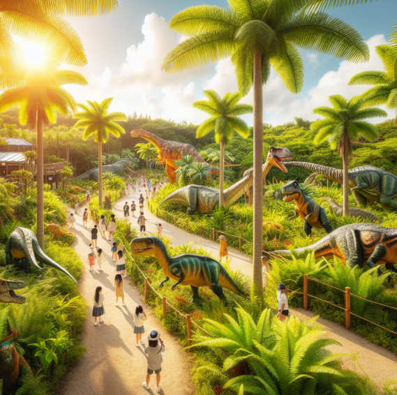 오키나와 공룡 테마파크 여행