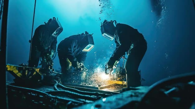심해 용접공: 수중에서 작업하는 극한 직업