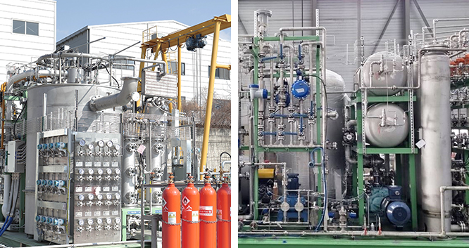 원일티엔아이의 평택 수소생산시설