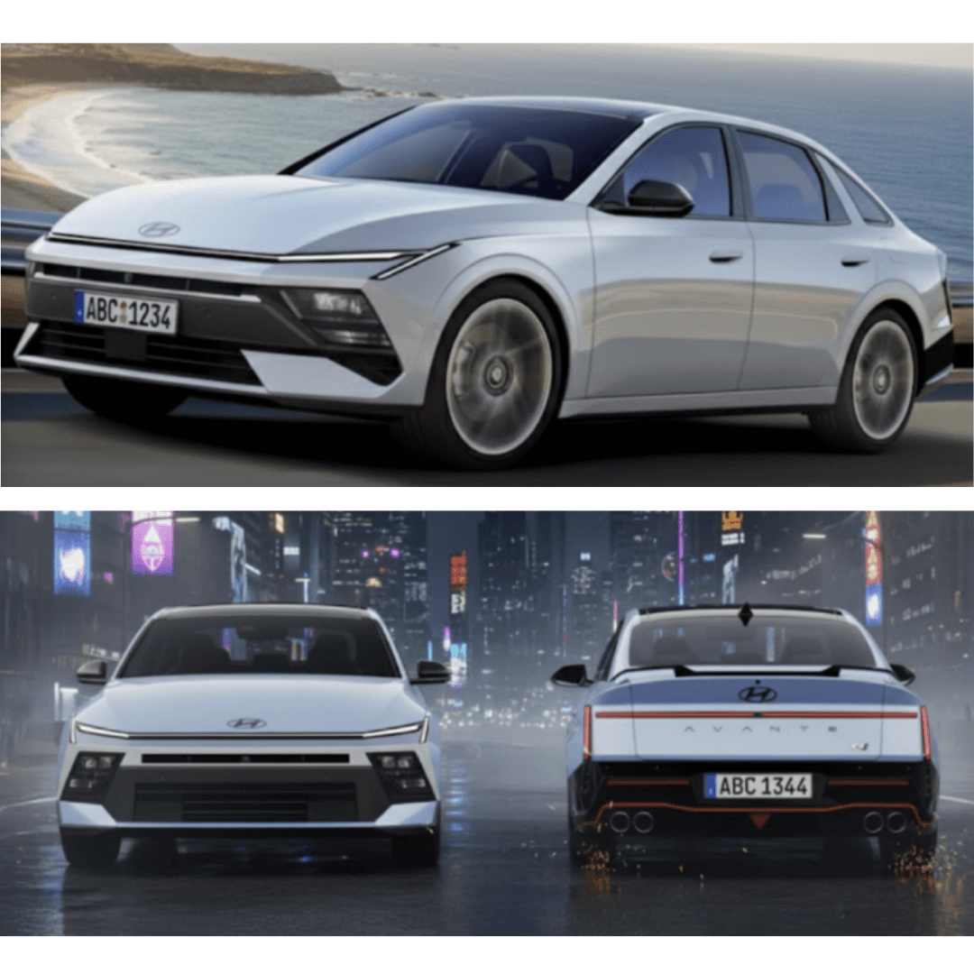 2026년형 아반떼 풀체인지(CN8) 출시일: H-램프 디자인과 2.5 터보 N 탑재 가능성 분석