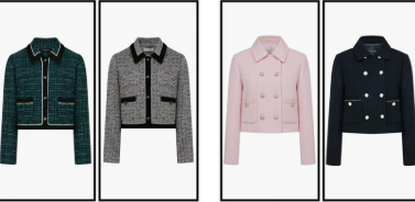 현대 트위드 자켓