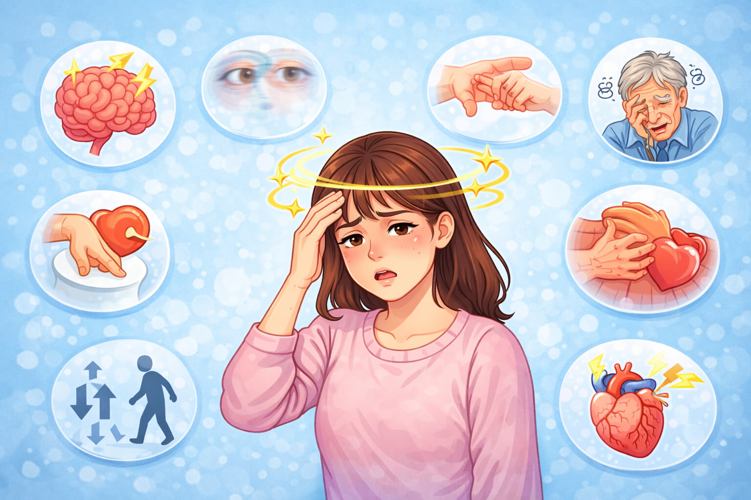 갑자기 어지러울 때 위험 신호 정리