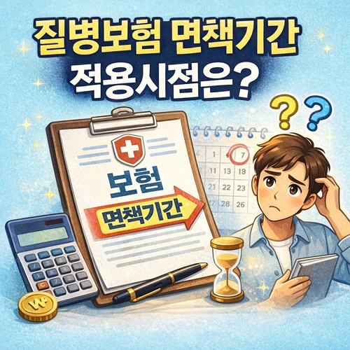 질병보험 면책기간 적용시점 썸네일