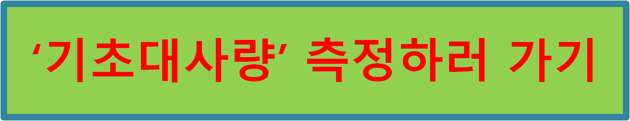 기초대사량 측정