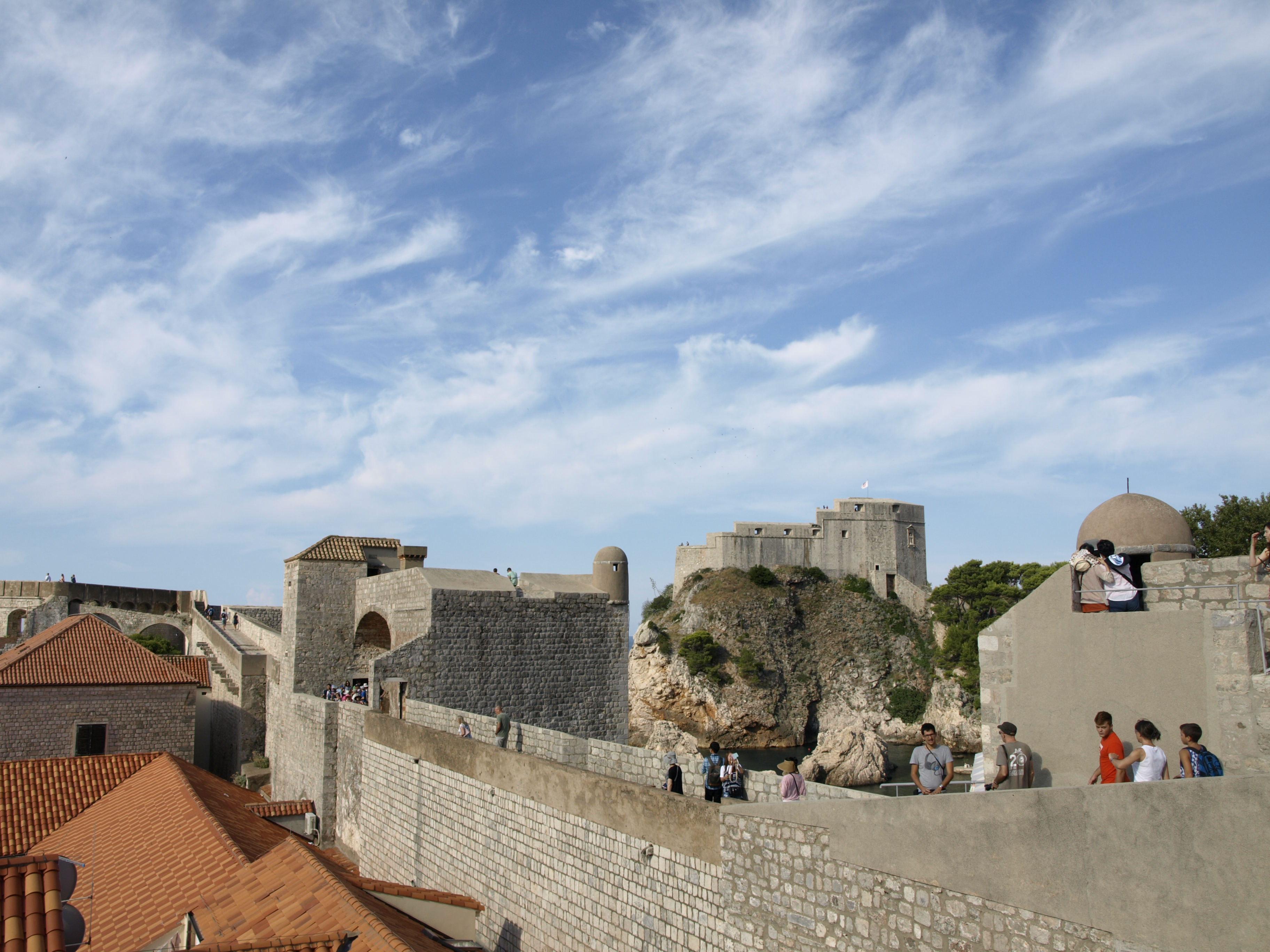 두브르브니크 시티월 크로아티아 아드리아해