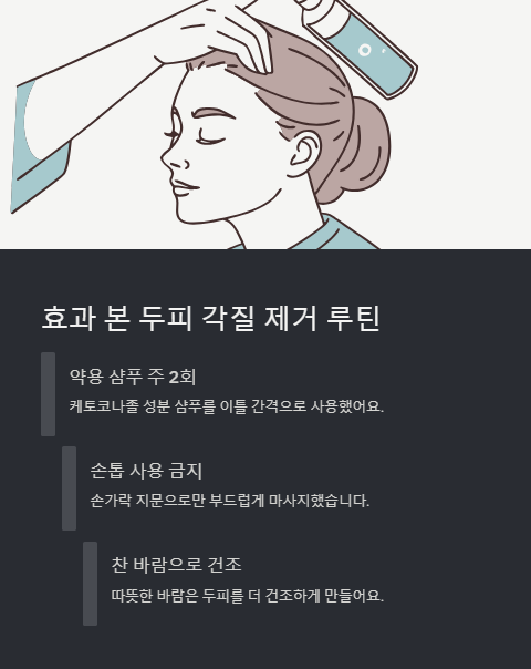 효과 본 두피 각질 제거 루틴