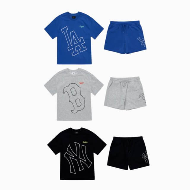 네이버 쇼핑 MLB키즈 상&middot;하복세트 사진입니다.