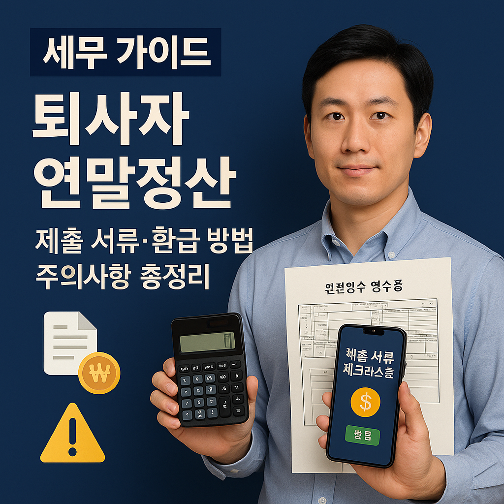 [세무 가이드] 퇴사자 연말정산 ｜ 제출 서류&middot;환급 방법&middot;주의사항 총정리