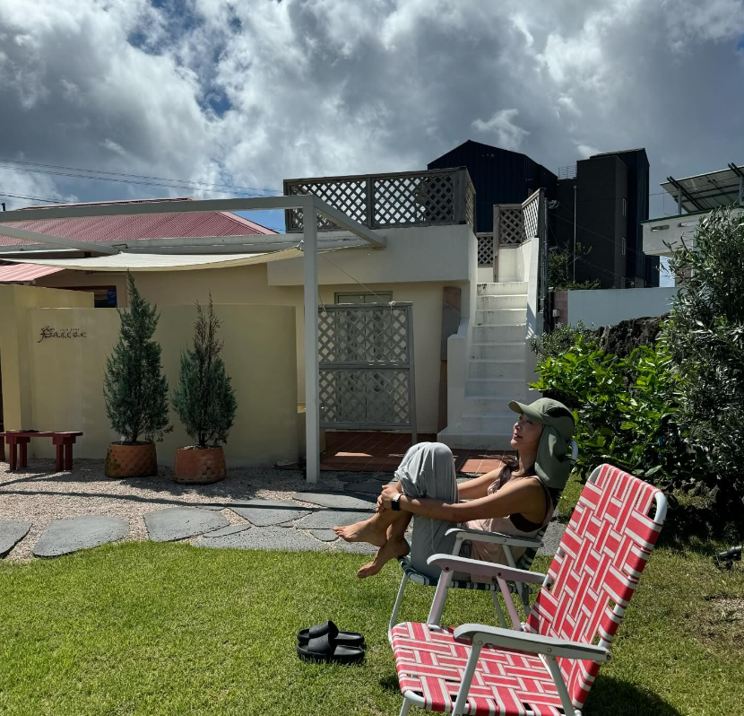 유리 출입금지 구역 제주도 여행 중 인스타그램