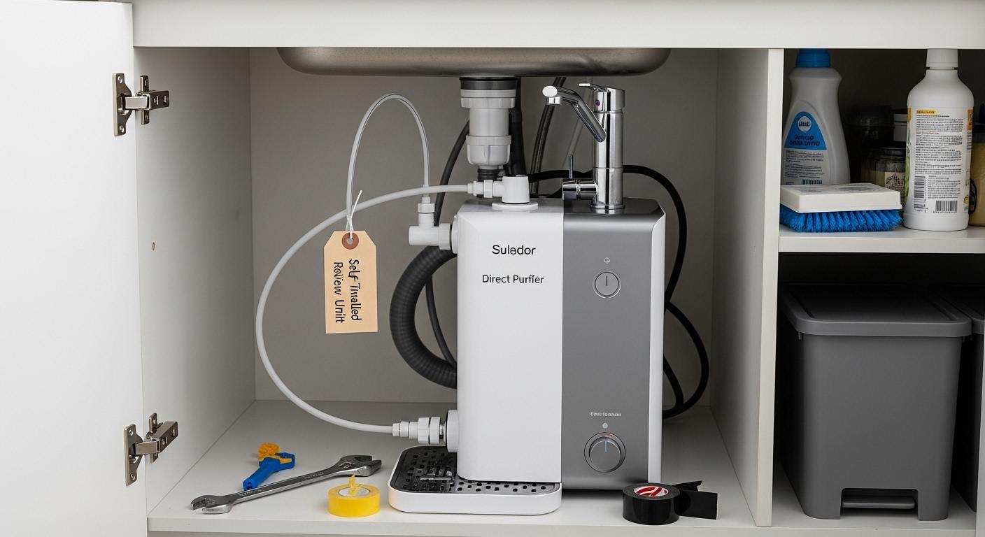 공간 부족 직수형 정수기 내돈내산 후기