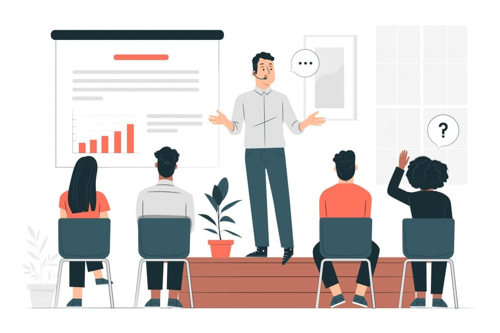 직장인 프리젠테이션 이미지