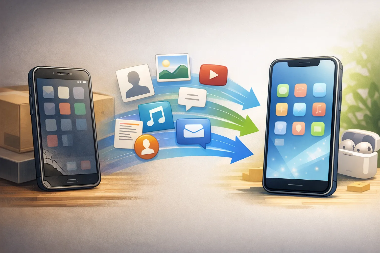 스마트폰 데이터 옮기기 (클라우드, 케이블, PC백업)