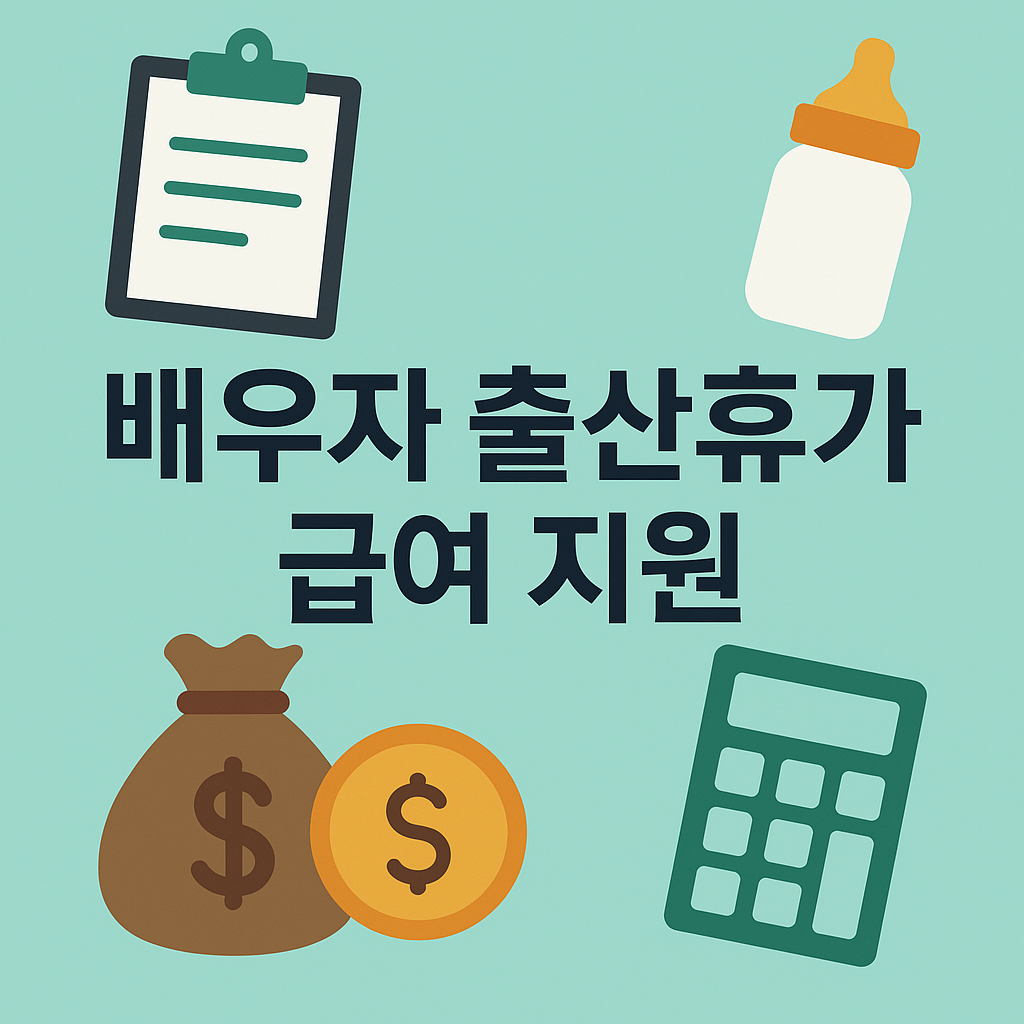 배우자 출산휴가 급여 지원 완벽 가이드