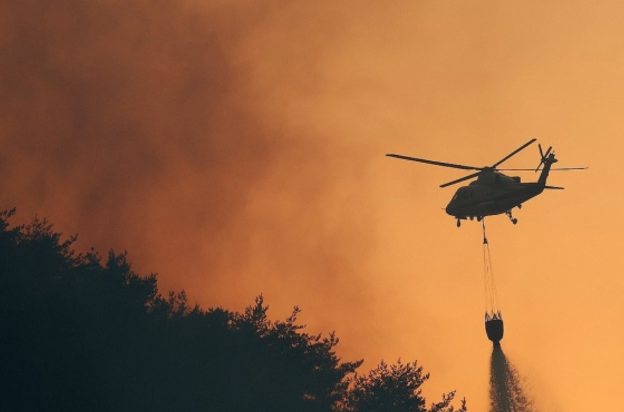 의성 산불 진화 헬기 추락 사고