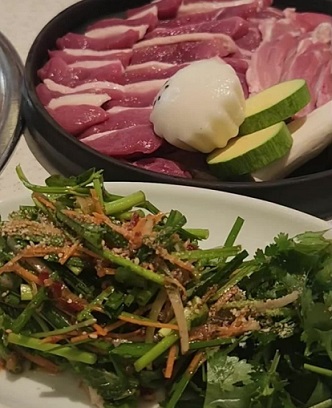 백반기행생오리구이