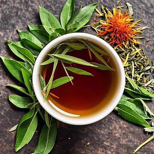홍화잎 차: 소염 효과, 면역력, 차 레시피