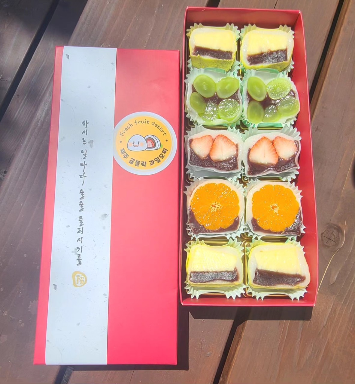 제주 곱들락 과일모찌&#44;제철 과일로 만든 수제 디저트&#44; 선물·택배 모두 가능!